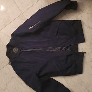 Urban Republic Navy Suede Jacket | Boys 14-16